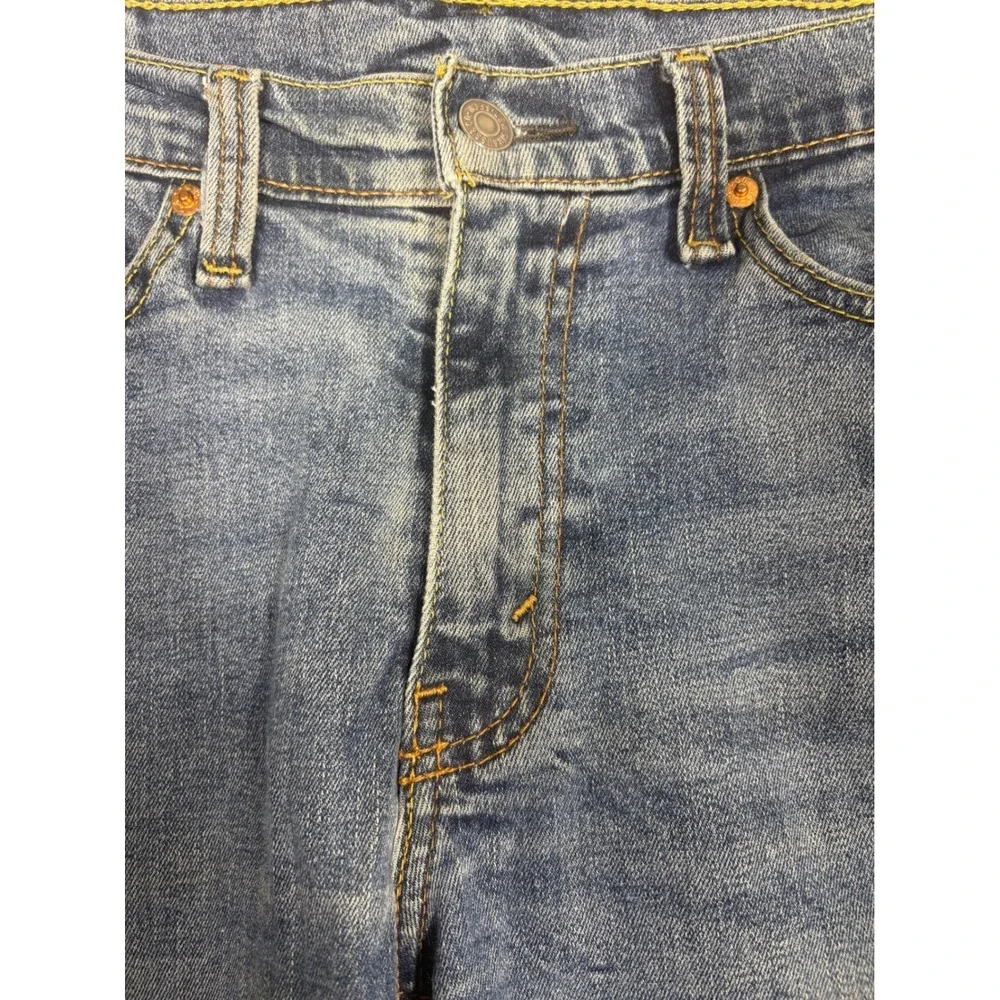 Levis 514 Straight Fit Jeans Mens 32x30 Medium Wash Stretch Denim Pants 04511